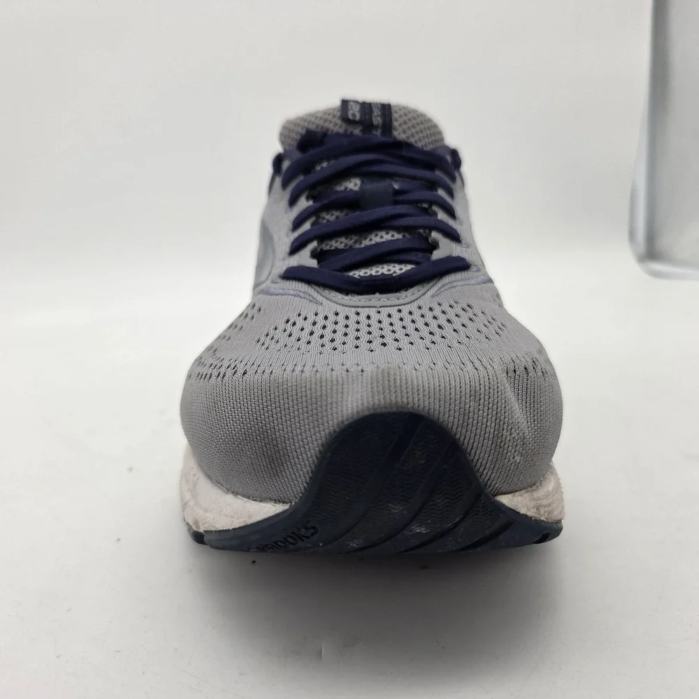 BROOKS Beast 20 Mens Running Shoes Mesh Sz 10 2E (Wide) Gray/White/Navy